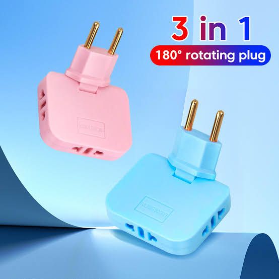 3 in 1 Rotatable multi-plug Adapter