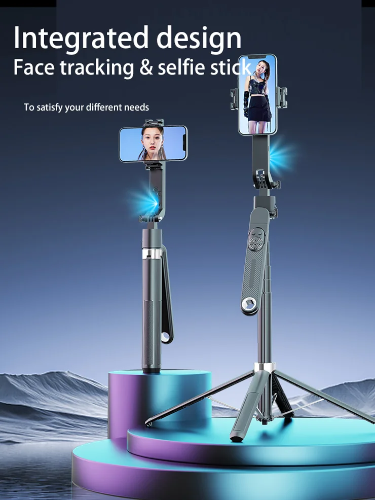 Q515TK Auto Face Tracking Selfie Stick Tripod
